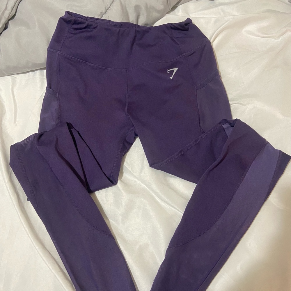 Gymshark leggings good condition. Logos are fading